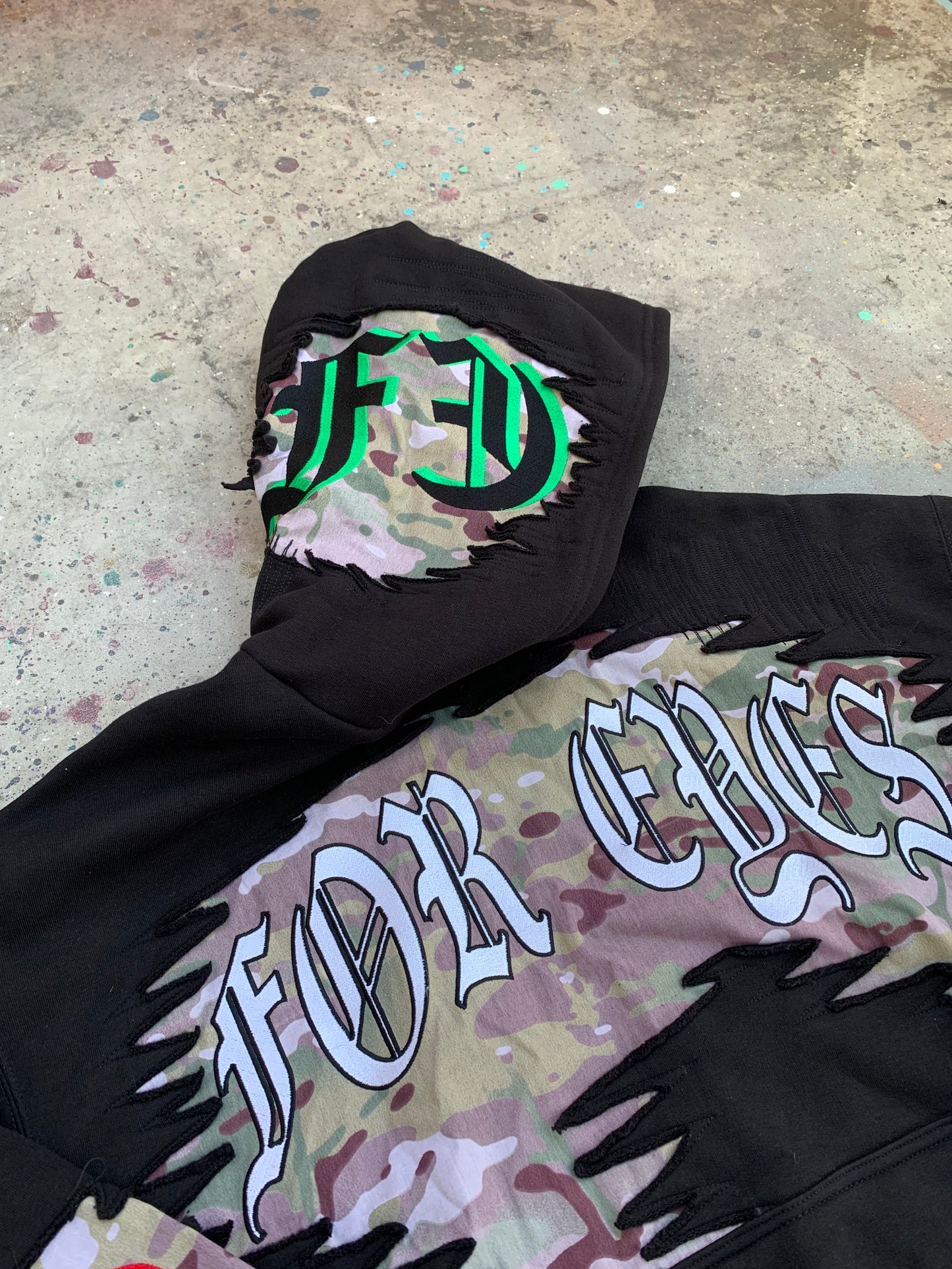 FE camo hoodie