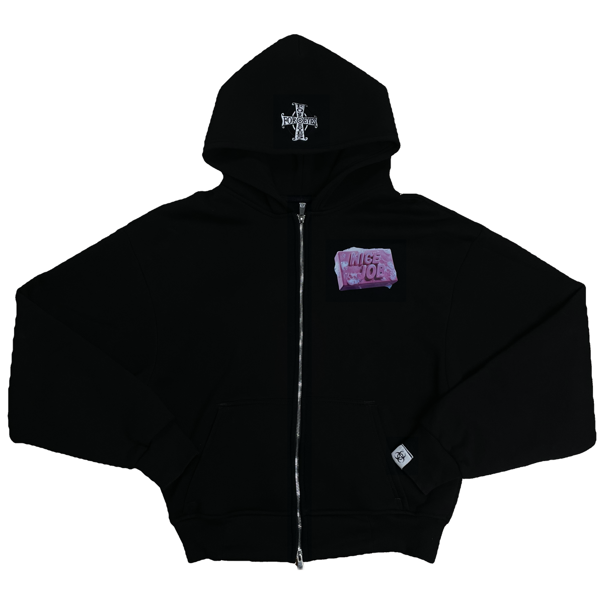 NICE JOB ZIP-UP HOODIE
