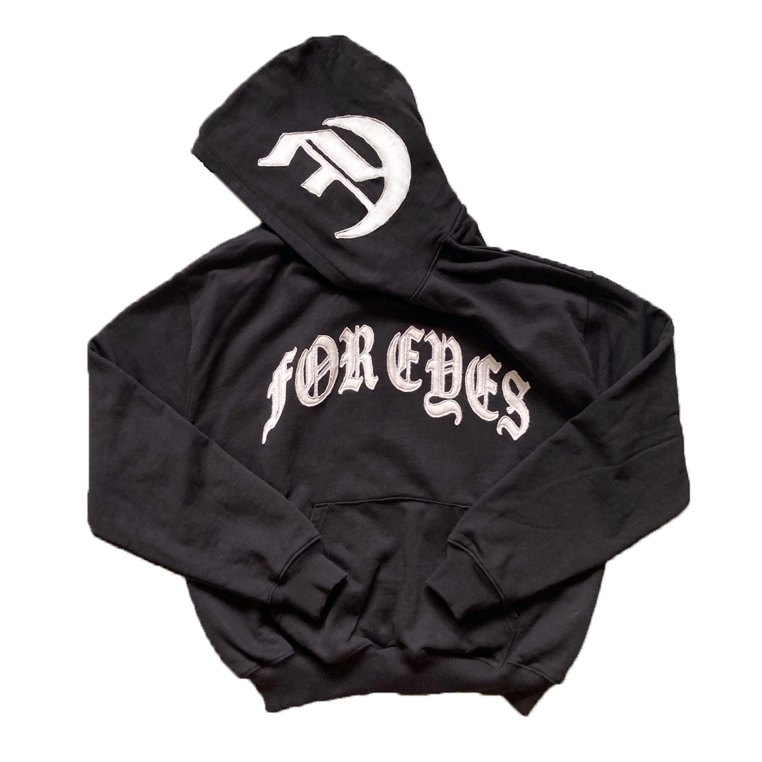 Embroidery for your eyes hoodie